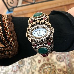 NWT antique stone watch